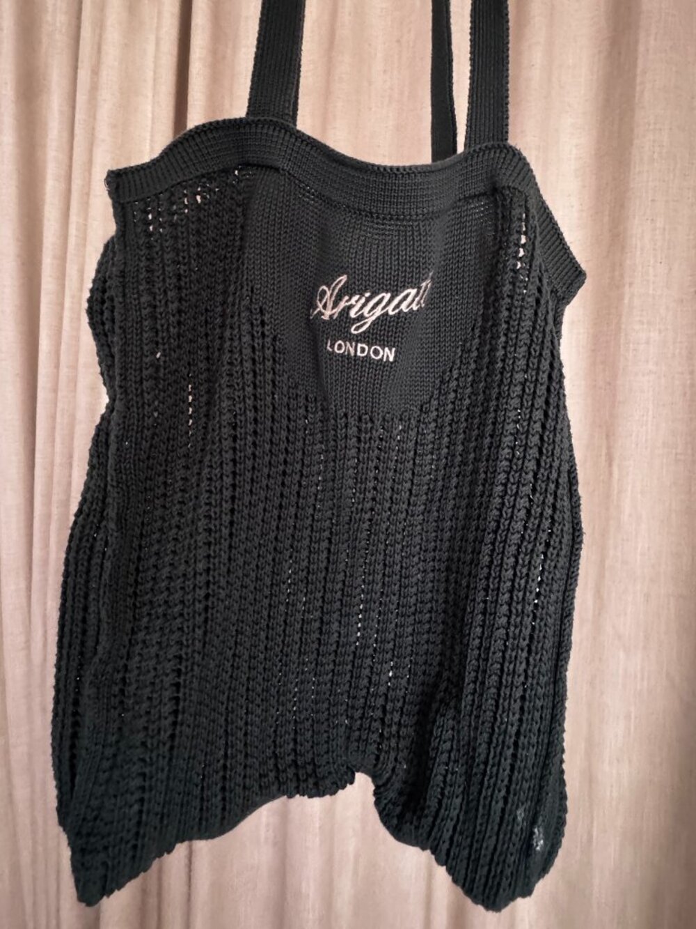 Axel Arigato Grid Knit Shopper Tote